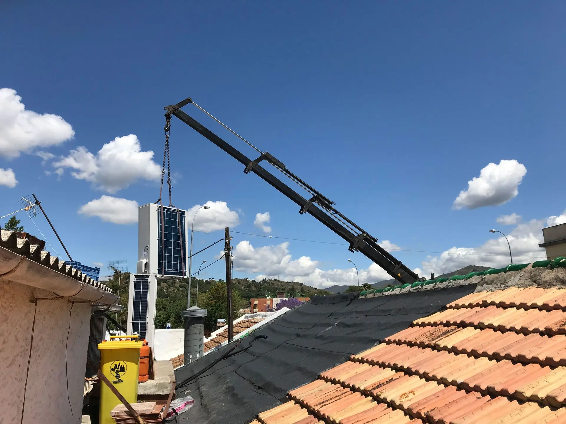 exterior grua